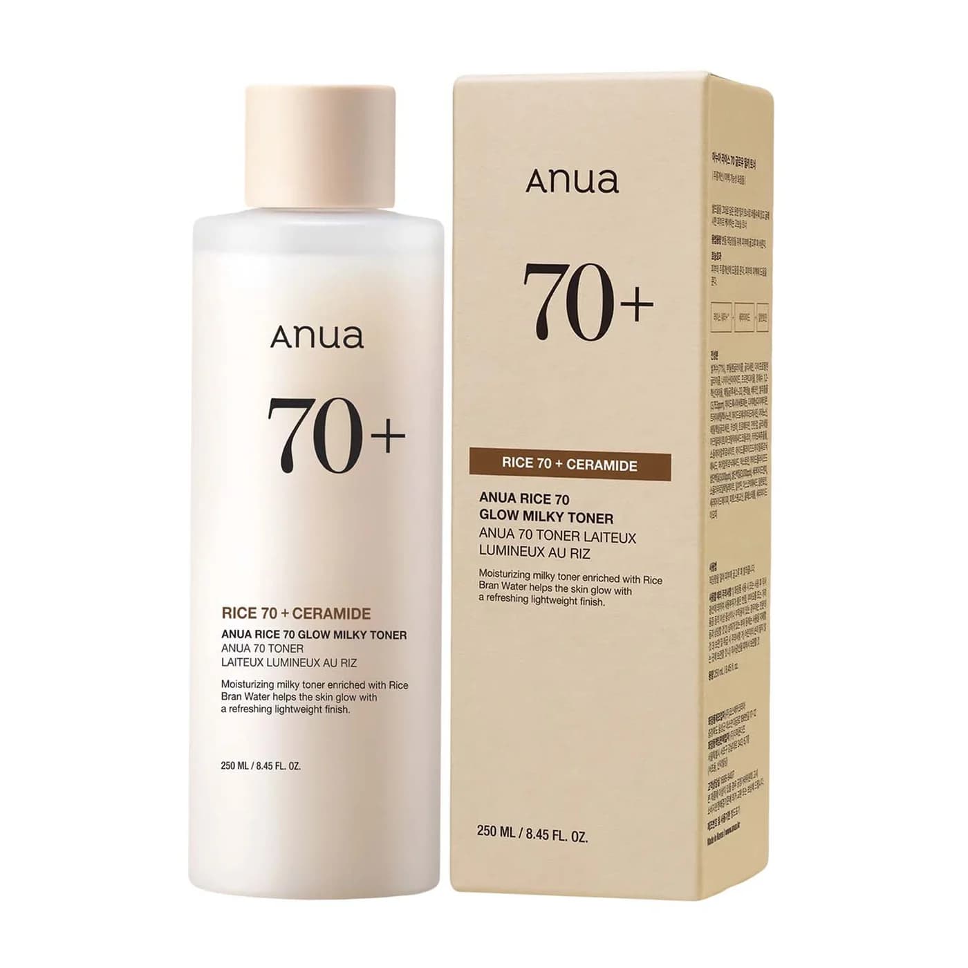 Rice 70+ Glow Milky Toner 250 ml