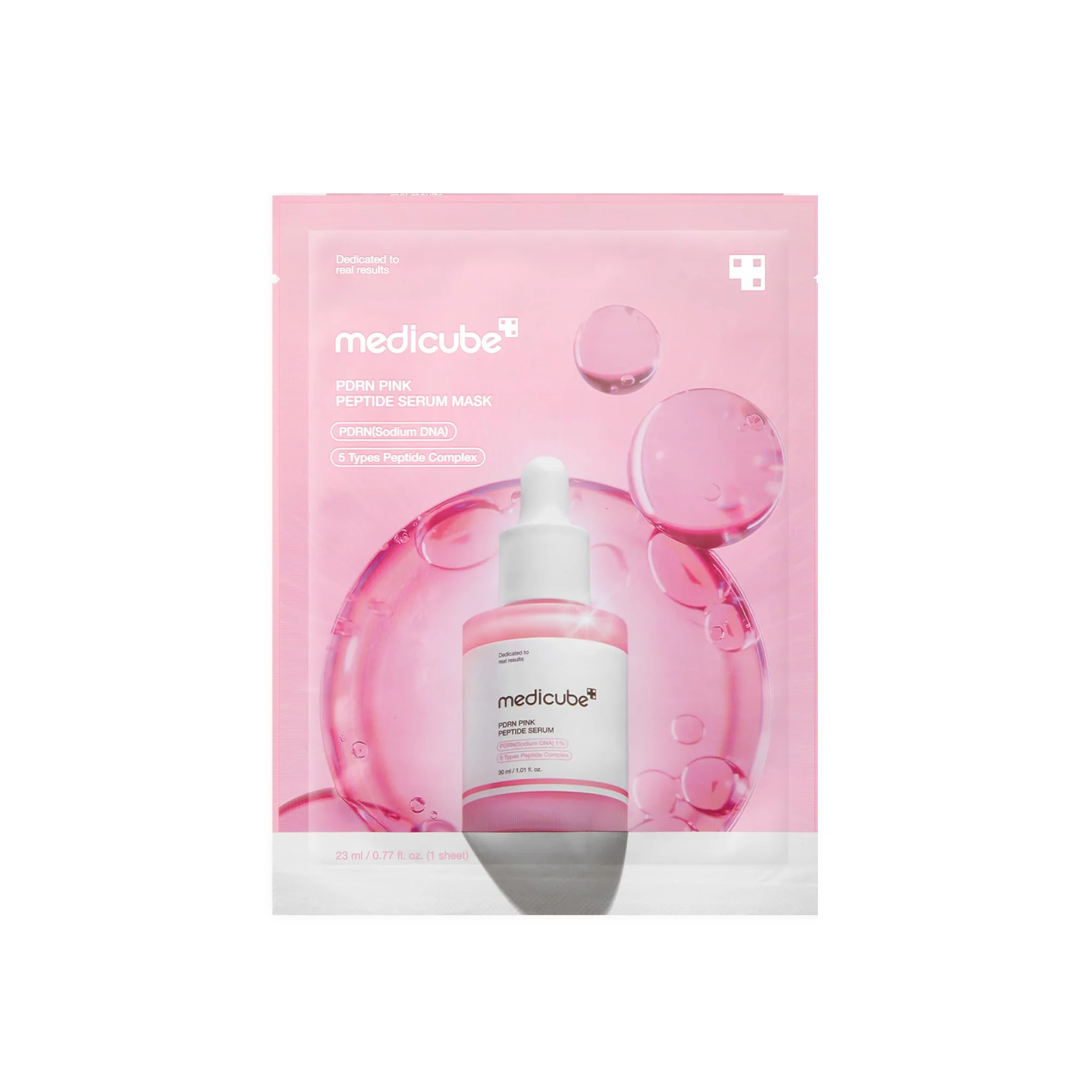 PDRN Pink Peptide Serum Mask 6pzas