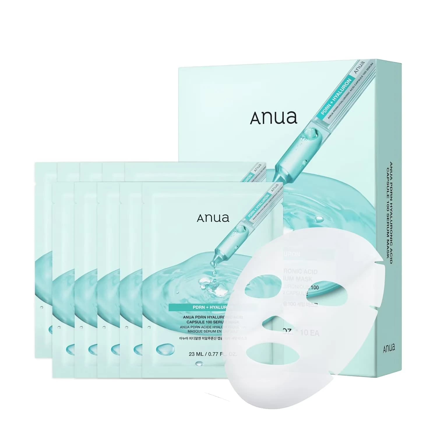 PDRN Hyaluronic Acid Capsule 100 Serum Mask 4 Pzas