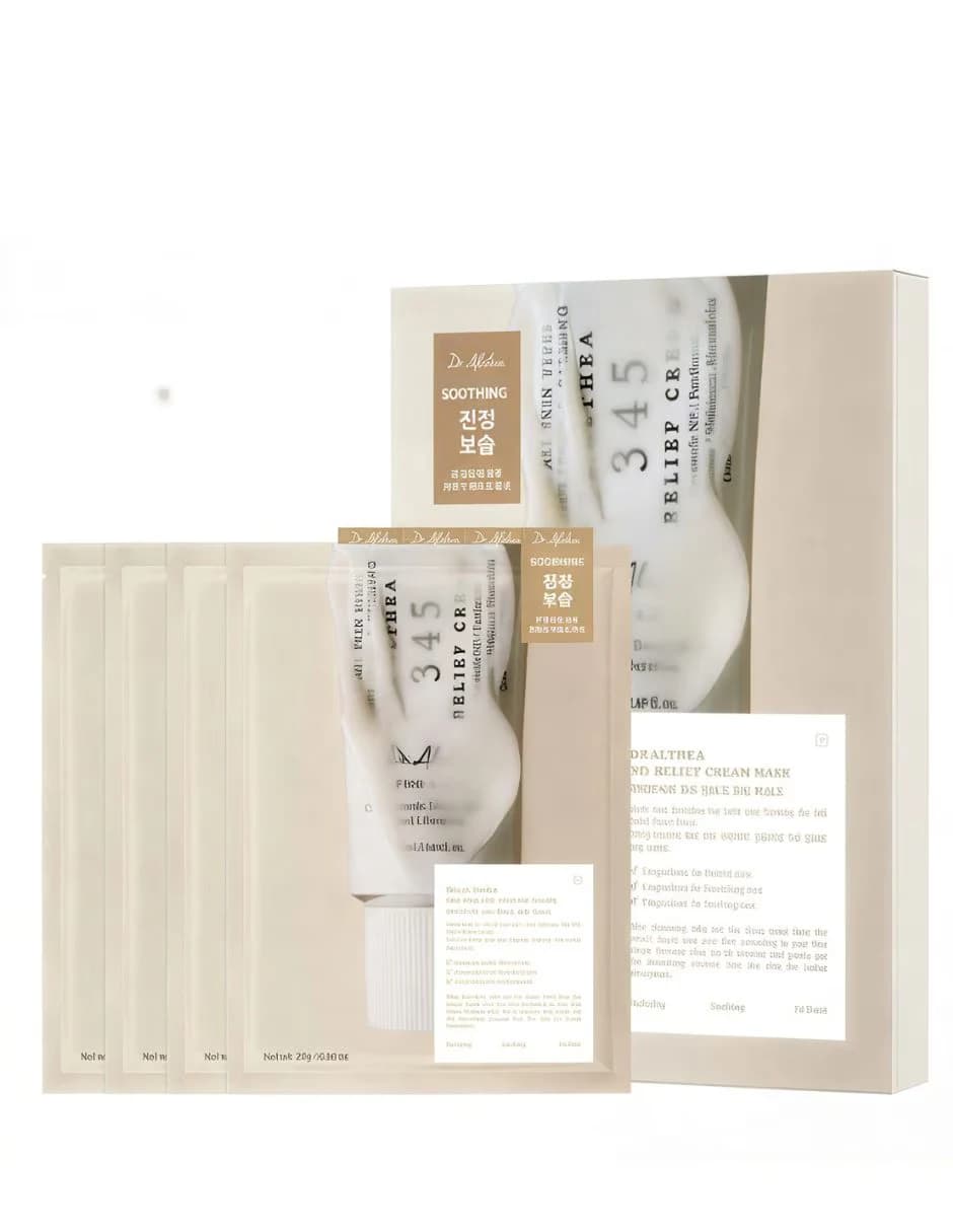 345 Relief Cream Mask 4 Pzas