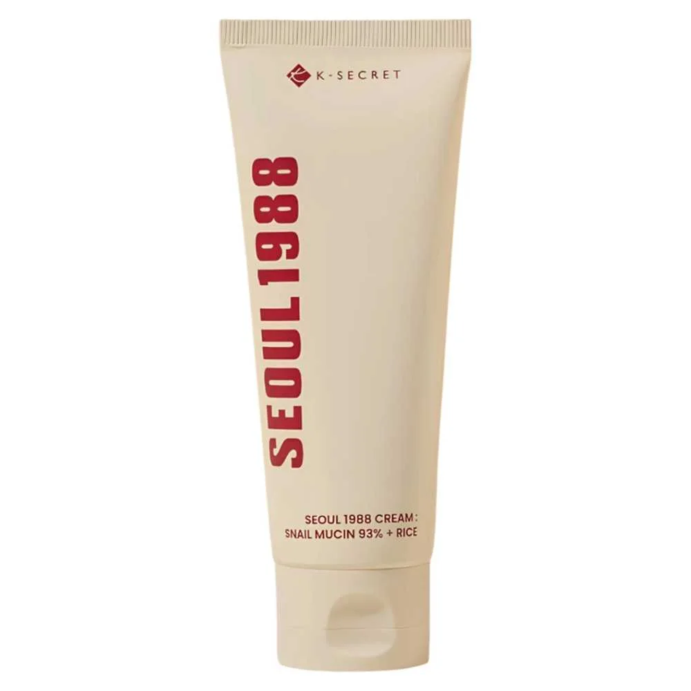 Seoul 1988 Cream: Snail Mucin 93% + Rice 100 ml