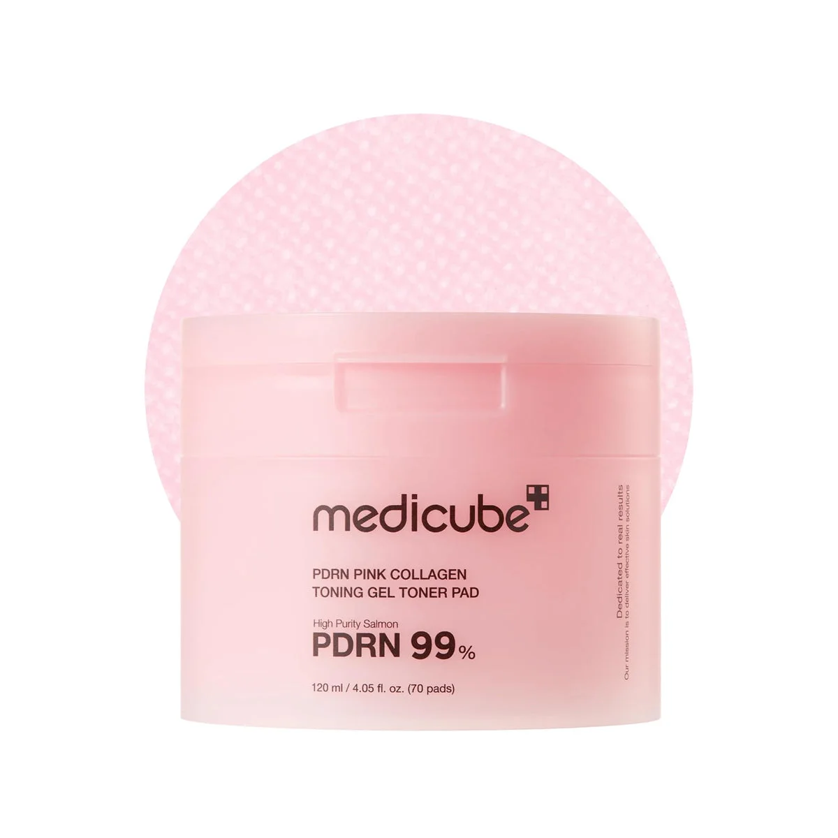 PDRN Pink Collagen Toning Gel Toner Pad 70 pzas